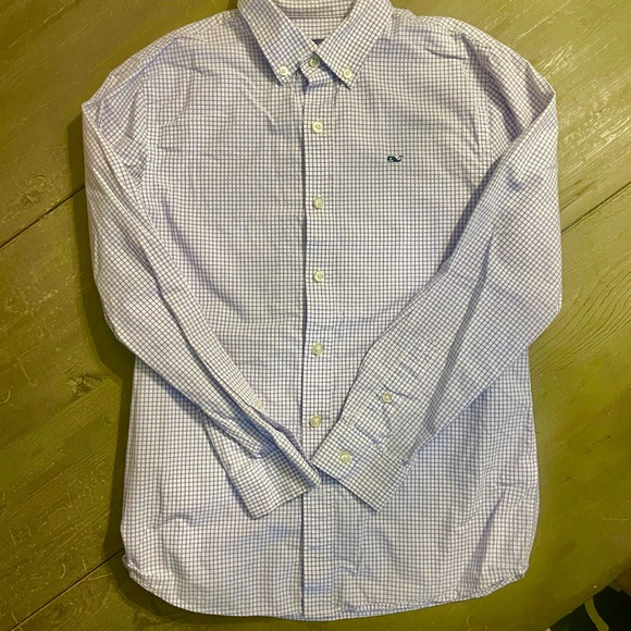 Vineyard Vines kids Checkered Shirt - Blue, Purple, Pink - Picture 2 of 8